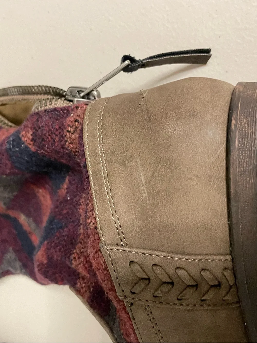 Madden Girl Casttt Knee High Southwestern Boots Size 6